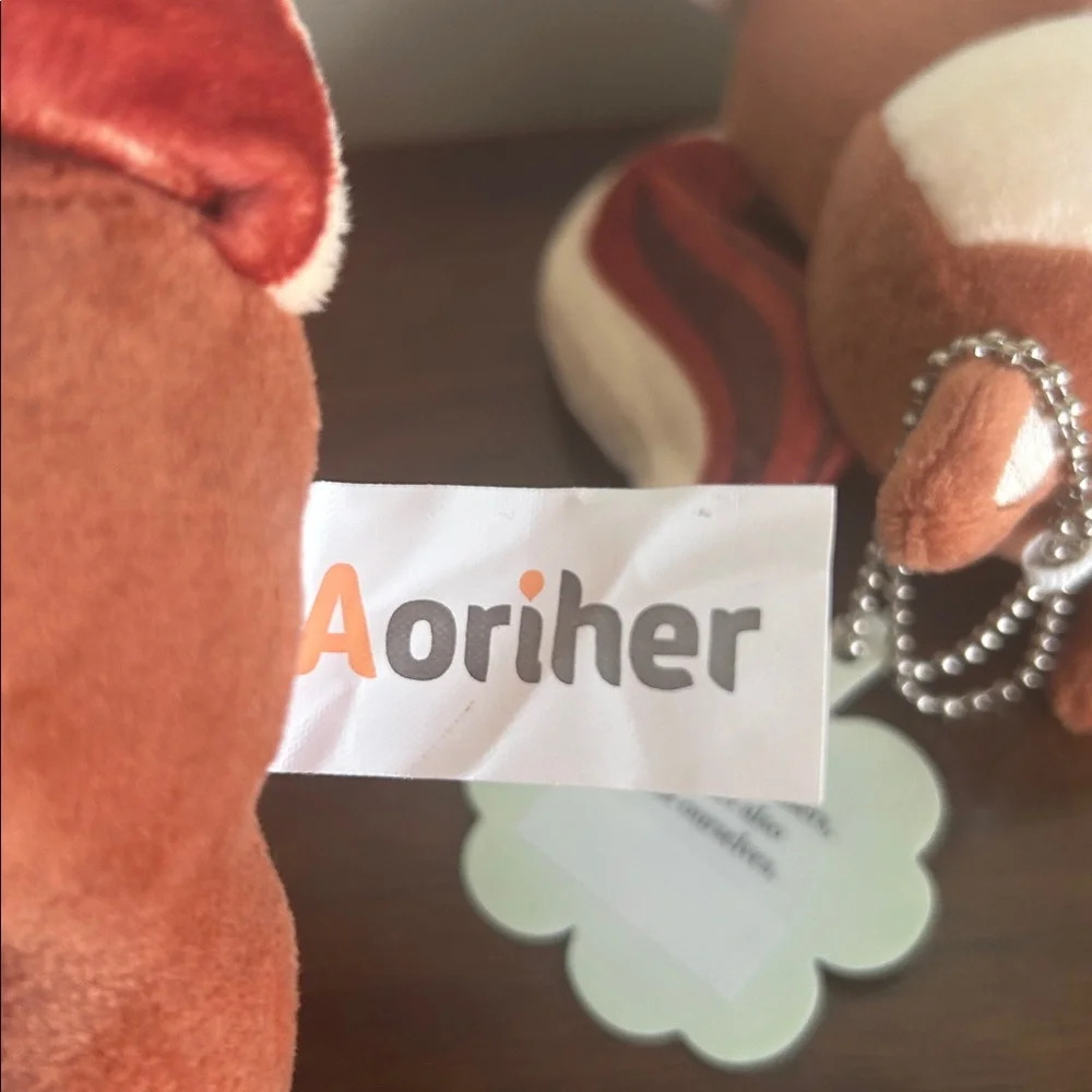 3 for $12 Bundle sale: Lot of 2 Squirrel Plush Keychains Kawaii